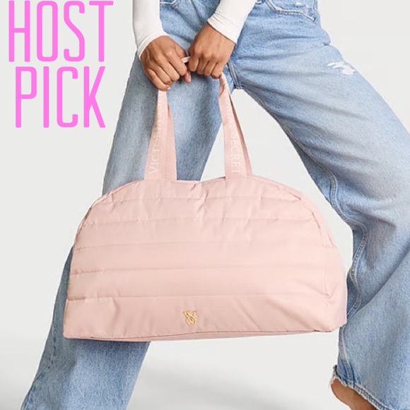 Victoria's Secret Handbags - VICTORIA'S SECRET Quilted Duffle Bag